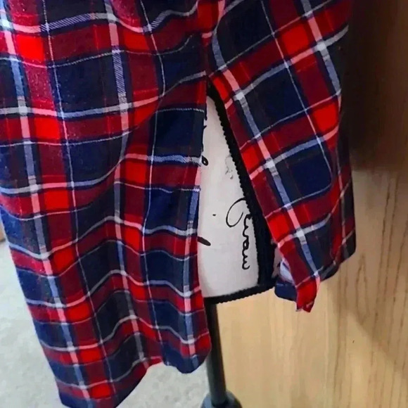 Polly & Esther plaid flannel button up shirt - Picture 3 of 3